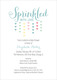 Blue Sprinkled with Love Shower Invitations Image 5 of 6